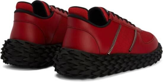 Giuseppe Zanotti Urchin panelled sneakers Red
