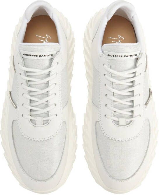 Giuseppe Zanotti Urchin panelled sneakers White