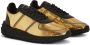 Giuseppe Zanotti Urchin snakeskin-effect panelled sneakers Gold - Thumbnail 2