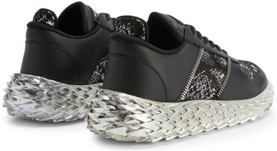 Giuseppe Zanotti Urchin snakeskin sneakers Black