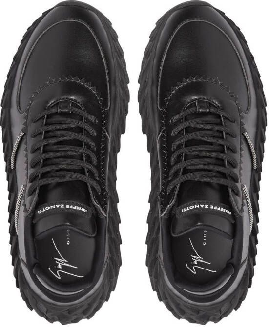 Giuseppe Zanotti Urchin textured-sole sneakers Black