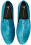 Giuseppe Zanotti velvet slip-on loafers Blue - Thumbnail 4