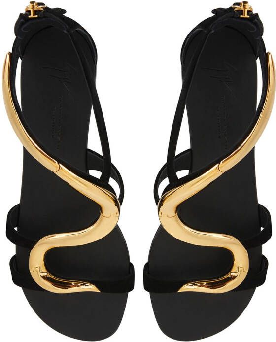 Giuseppe Zanotti Venere flat sandals Black