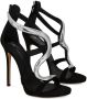 Giuseppe Zanotti Venere metallic-snake sandals Black - Thumbnail 2