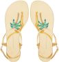 Giuseppe Zanotti Venice Beach flat sandals Gold - Thumbnail 3