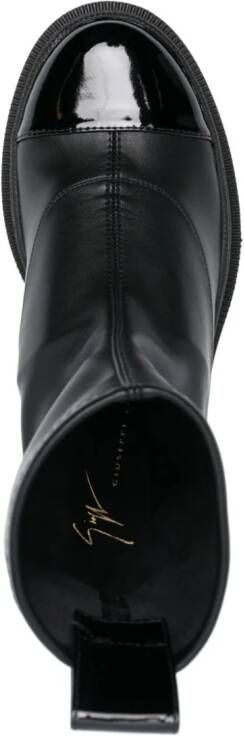 Giuseppe Zanotti Vicentha 70mm leather ankle boots Black
