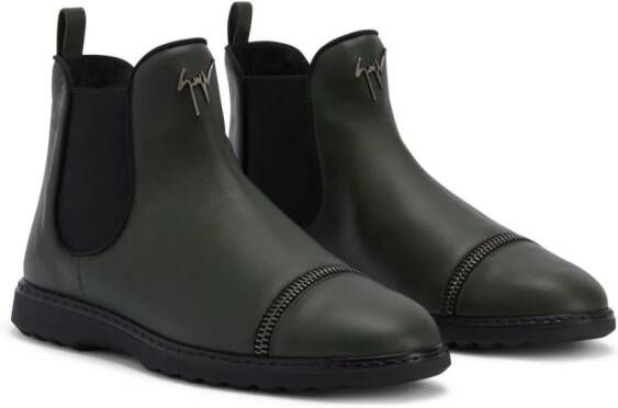 Giuseppe Zanotti Waylen leather ankle boots Multicolour