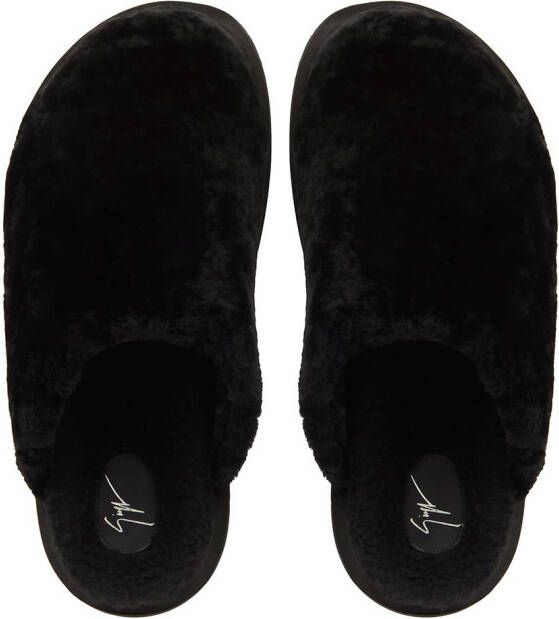 Giuseppe Zanotti Wynter rubber-sole slippers Black