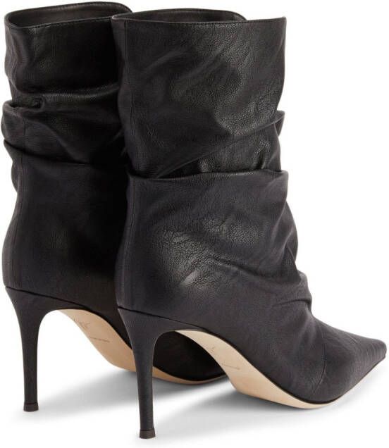 Giuseppe Zanotti Yunah 85mm leather boots Black