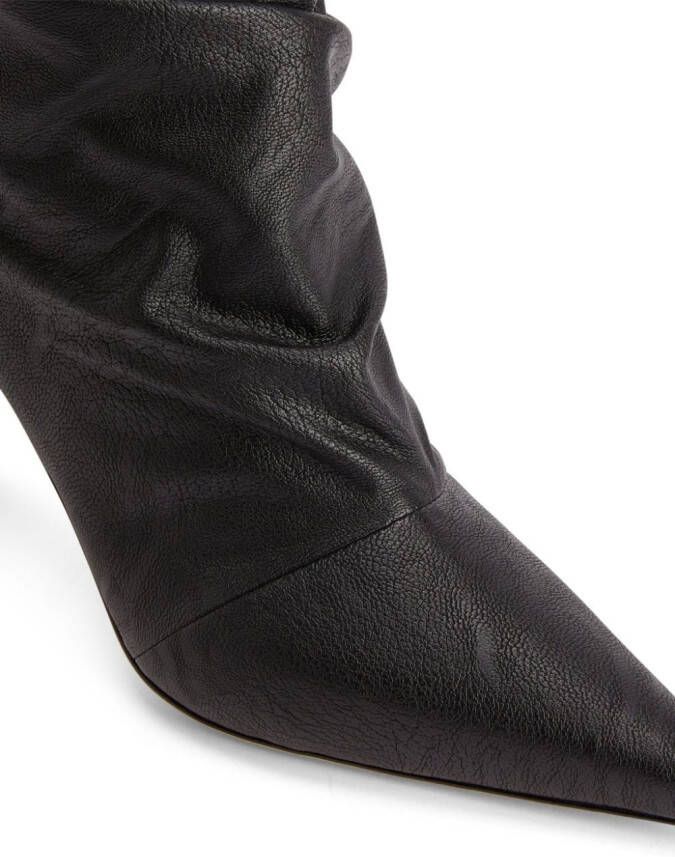 Giuseppe Zanotti Yunah 85mm leather boots Black