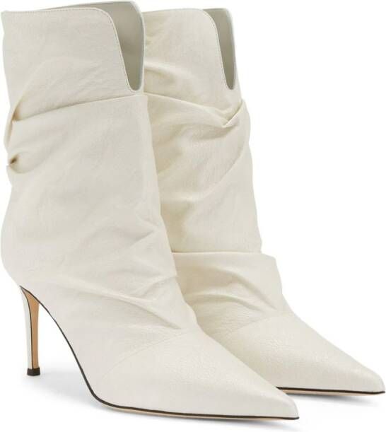 Giuseppe Zanotti Yunah 85mm leather boots White