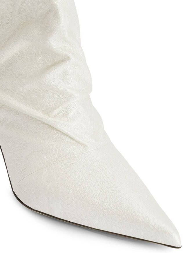 Giuseppe Zanotti Yunah 85mm leather boots White