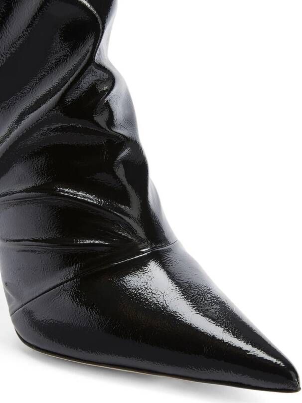 Giuseppe Zanotti Yunah 85mm slouchy boots Black