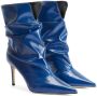 Giuseppe Zanotti Yunah 85mm slouchy boots Blue - Thumbnail 2