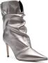 Giuseppe Zanotti Yunah 90mm slouchy boots Silver - Thumbnail 2