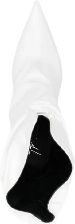 Giuseppe Zanotti Yunah 90mm slouchy boots White