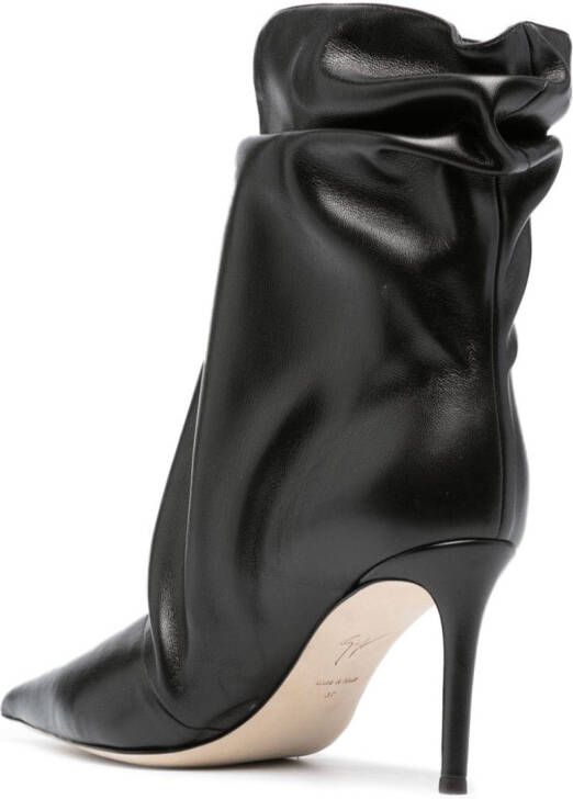 Giuseppe Zanotti Yunah leather boots Black