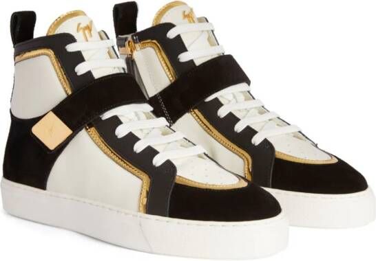 Giuseppe Zanotti Zenas high-top leather sneakers White