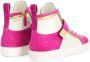 Giuseppe Zanotti Zenas high-top panelled sneakers Pink - Thumbnail 3