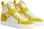 Giuseppe Zanotti Zenas high-top panelled sneakers Yellow - Thumbnail 2