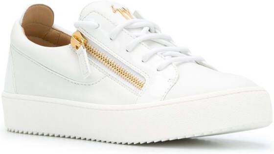 Giuseppe Zanotti zip detail low-top sneakers White