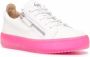 Giuseppe Zanotti zip-detail low-top sneakers White - Thumbnail 2