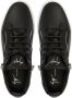 Giuseppe Zanotti zip-details leather sneakers Black - Thumbnail 4