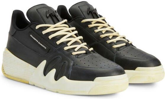 Giuseppe Zanotti zip-details low-top sneakers Black