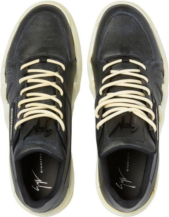 Giuseppe Zanotti zip-details low-top sneakers Black