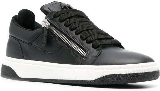 Giuseppe Zanotti zip-details low-top sneakers Black