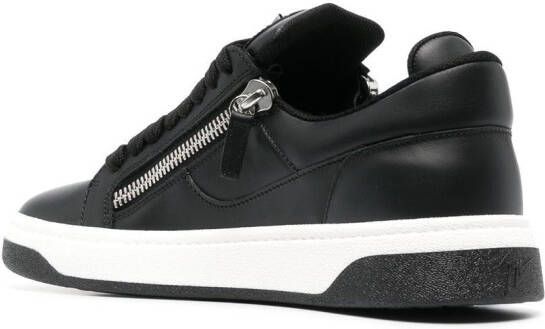 Giuseppe Zanotti zip-details low-top sneakers Black