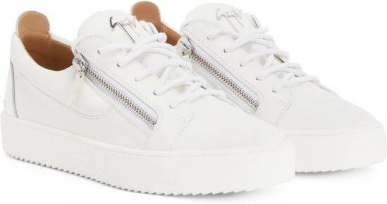 Giuseppe Zanotti zip-details low-top sneakers White