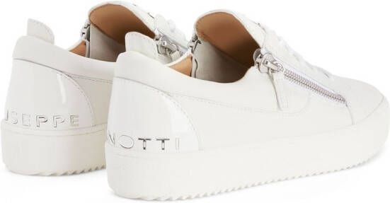 Giuseppe Zanotti zip-details low-top sneakers White