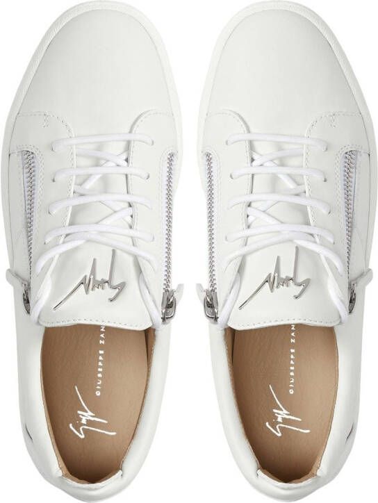Giuseppe Zanotti zip-details low-top sneakers White