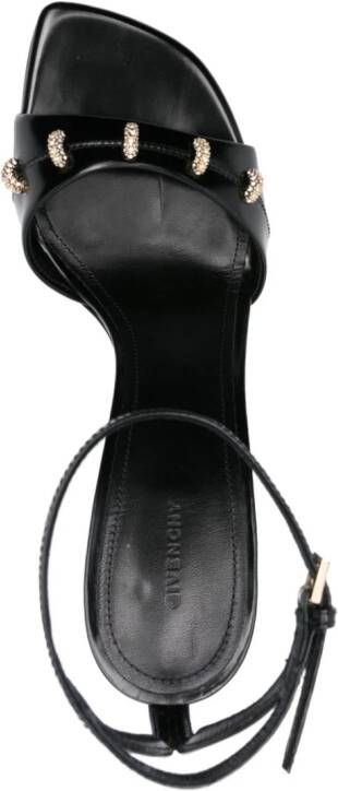 Givenchy 100mm crystal-embellished sandals Black