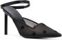 Givenchy 100mm logo-embroidered sandals Black - Thumbnail 2
