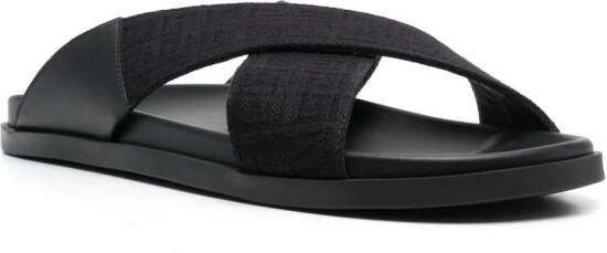 Givenchy 4G crossover-strap sandals Blue