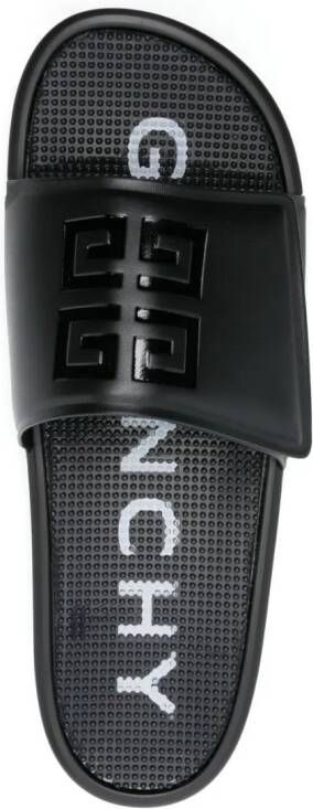 Givenchy 4G-debossed slides Black