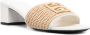 Givenchy 4G-logo 50mm raffia sandals Neutrals - Thumbnail 2