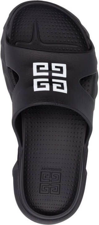 Givenchy 4G-print platform slides Black