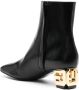 Givenchy 50mm logo-plaque leather boots Black - Thumbnail 2