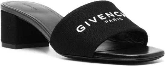 Givenchy 50mm logo-print sandals Black