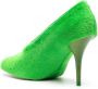 Givenchy 95mm square-toe shearling pumps Green - Thumbnail 3