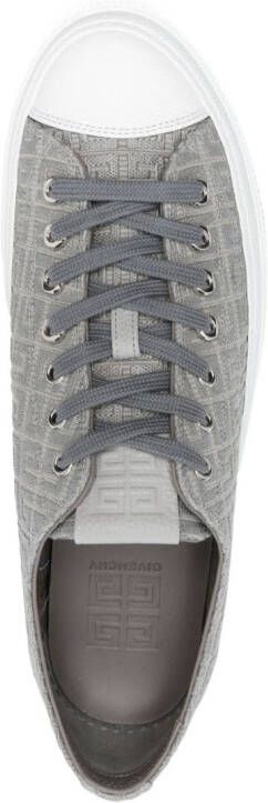 Givenchy all-over 4G motif low-top sneakers Grey