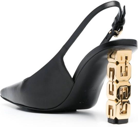 Givenchy buckle-strap pointed-toe pumps Black