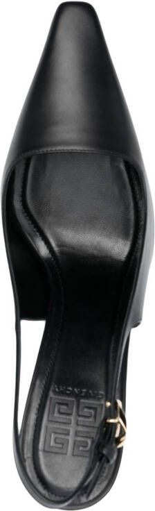 Givenchy buckle-strap pointed-toe pumps Black