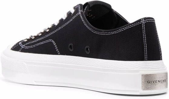 Givenchy City canvas sneakers Black