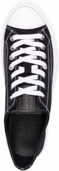 Givenchy City canvas sneakers Black