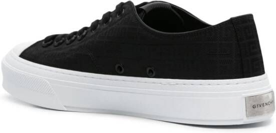 Givenchy City Low logo-jacquard sneakers Black
