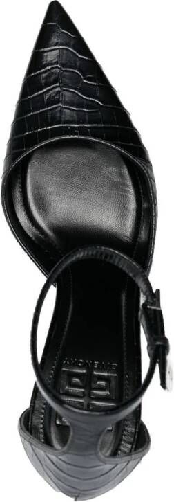 Givenchy croco-embossed design pumps Black